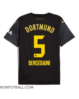 Billige Fotballdrakt Borussia Dortmund Ramy Bensebaini #5 Replika Bortedrakt 2024-25 Kortermet